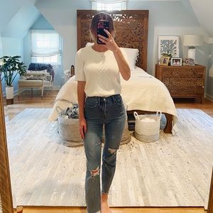 Banana Republic | Short Sleeve Cable Knit Sweater